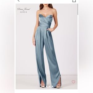 Pnina Tornai for Azazie Jumpsuit (Dusty Blue)